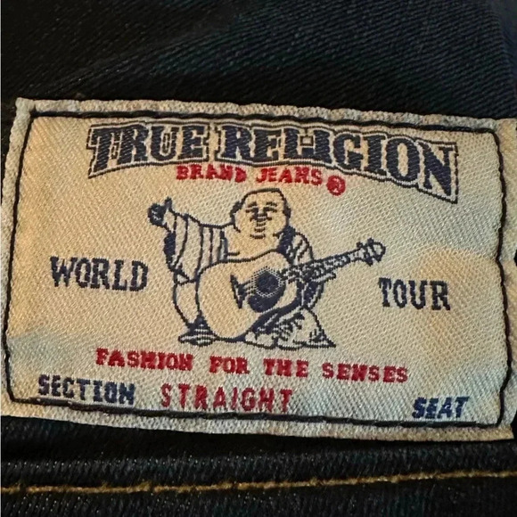 True Religion fashion for the senses straight jeans women’s size 28/33 - Picture 6 of 8